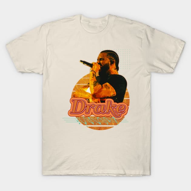 Drake \\ Retro Art T-Shirt by Nana On Here